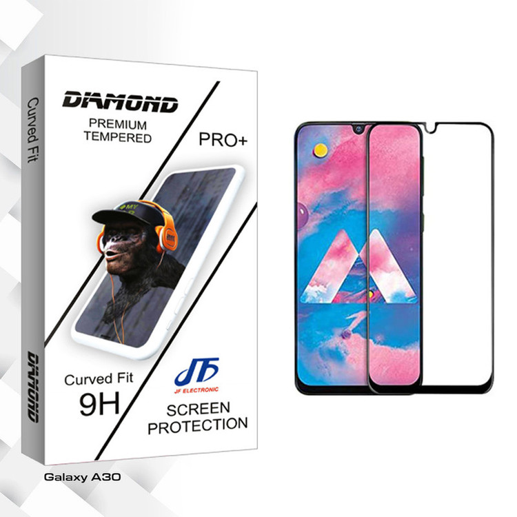 محافظ صفحه نمایش جی اف مدل Diamond glass مناسب برای گوشی موبایل سامسونگ Galaxy A30
