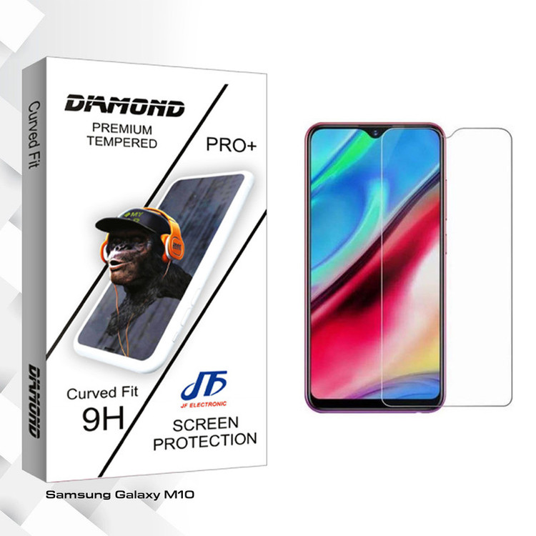 محافظ صفحه نمایش جی اف مدل Diamond glass مناسب برای گوشی موبایل سامسونگ Galaxy M10