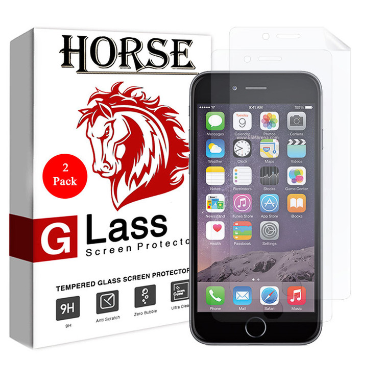 محافظ صفحه نمایش نانو هورس مدل FSN مناسب برای گوشی موبایل اپل iPhone 6 Plus بسته دو عددی
