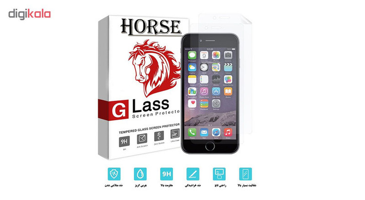 محافظ صفحه نمایش نانو هورس مدل FSN مناسب برای گوشی موبایل اپل iPhone 6 Plus بسته دو عددی