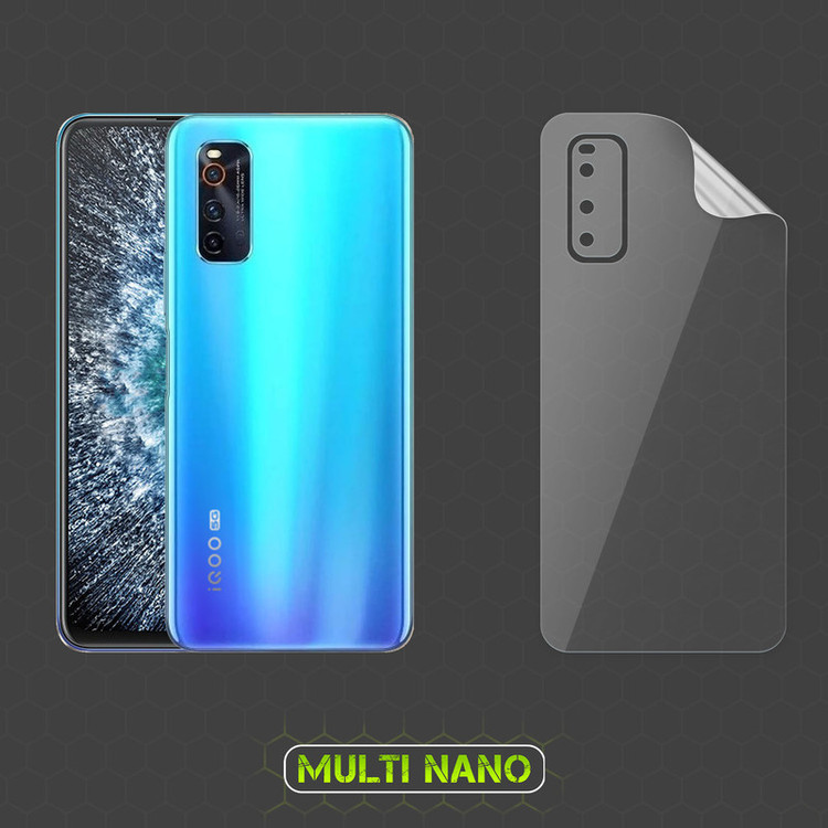 محافظ صفحه نمایش مولتی نانو مدل X-SFT مناسب برای گوشی موبایل ویوو iQOO Neo 3 5G به همراه محافظ پشت