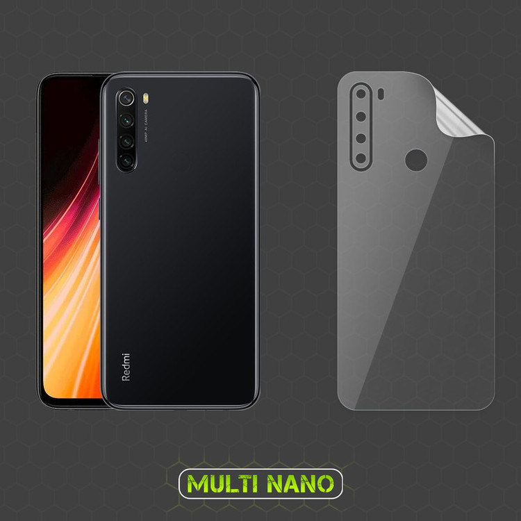 محافظ صفحه نمایش مولتی نانو مدل X-SFT مناسب برای گوشی موبایل شیائومی Redmi Note 8 به همراه محافظ پشت