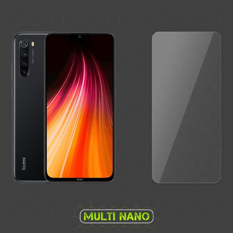 محافظ صفحه نمایش مولتی نانو مدل X-SFT مناسب برای گوشی موبایل شیائومی Redmi Note 8 به همراه محافظ پشت