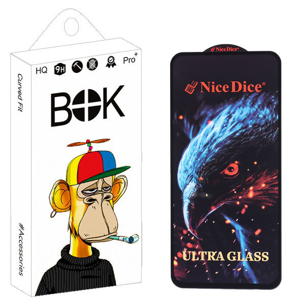 محافظ صفحه نمایش بوک مدل GALA NICE DICE مناسب برای گوشی موبایل اپل Iphone 13PROMAX