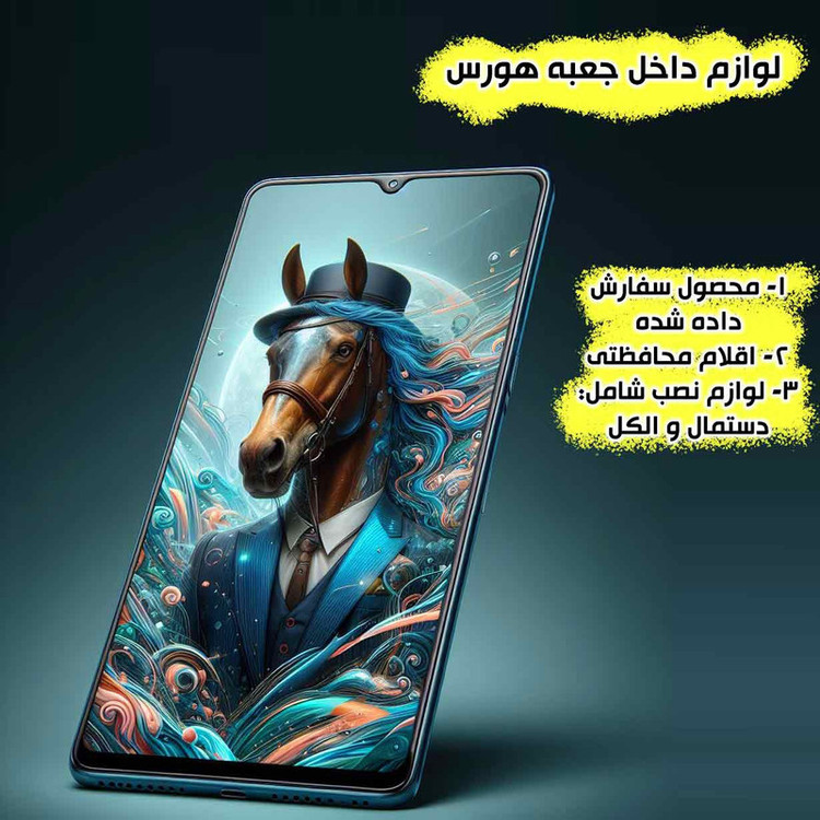 محافظ صفحه نمایش آنتی استاتیک هورس مدل ANTIDUSTHNW مناسب برای گوشی موبایل اپل iPhone 15 Pro Max