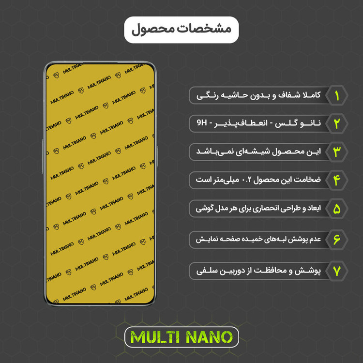 محافظ صفحه نمایش مولتی نانو مدل X-S1N مناسب برای گوشی موبایل ریلمی GT2 Explorer Master