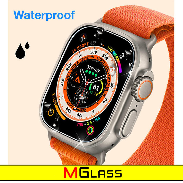 محافظ صفحه نمایش شیشهای امگلس مدل SH-MG مناسب برای ساعت هوشمند هاینو تکو T93 Ultra Max بسته دو عددی