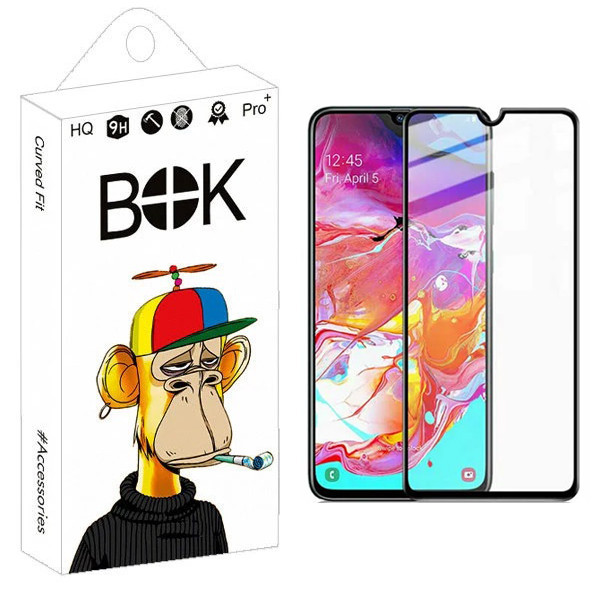 محافظ صفحه نمایش سرامیکی مات بوک مدل Flexible مناسب برای گوشی موبایل سامسونگ Galaxy A70 / A70s / A02 / A02s / A022 / A12 / A32 5G / A42