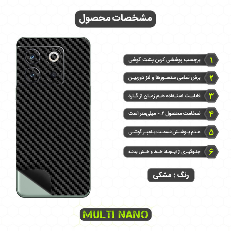 برچسب پوششی مولتی نانو مدل X-F1C مناسب برای گوشی موبایل وان پلاس Ace Pro