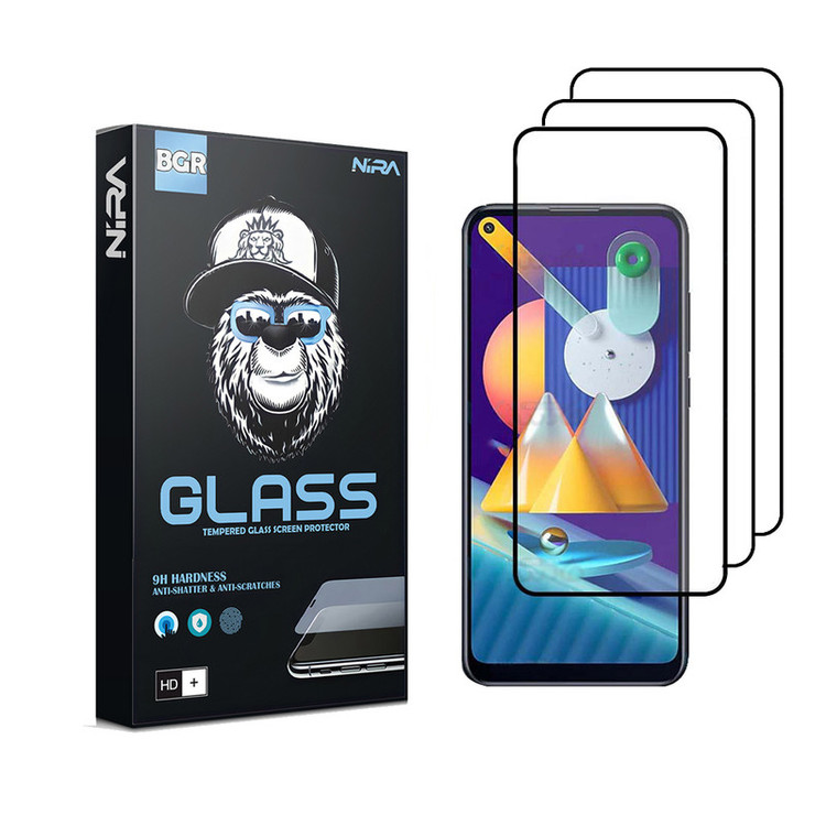 محافظ صفحه نمایش سرامیکی نیرا مدل HD+ مناسب برای گوشی موبایل A11/ Note 9 بسته 3 عددی