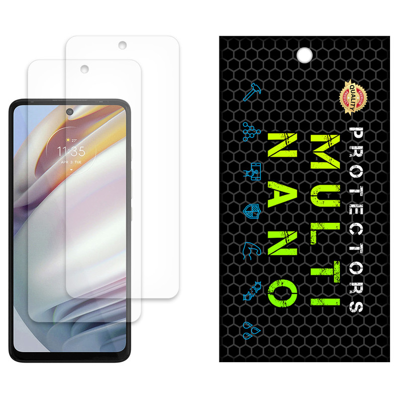 محافظ صفحه نمایش مات مولتی نانو مدل X-S2M مناسب برای گوشی موبایل موتورولا Moto G60 بسته دو عددی