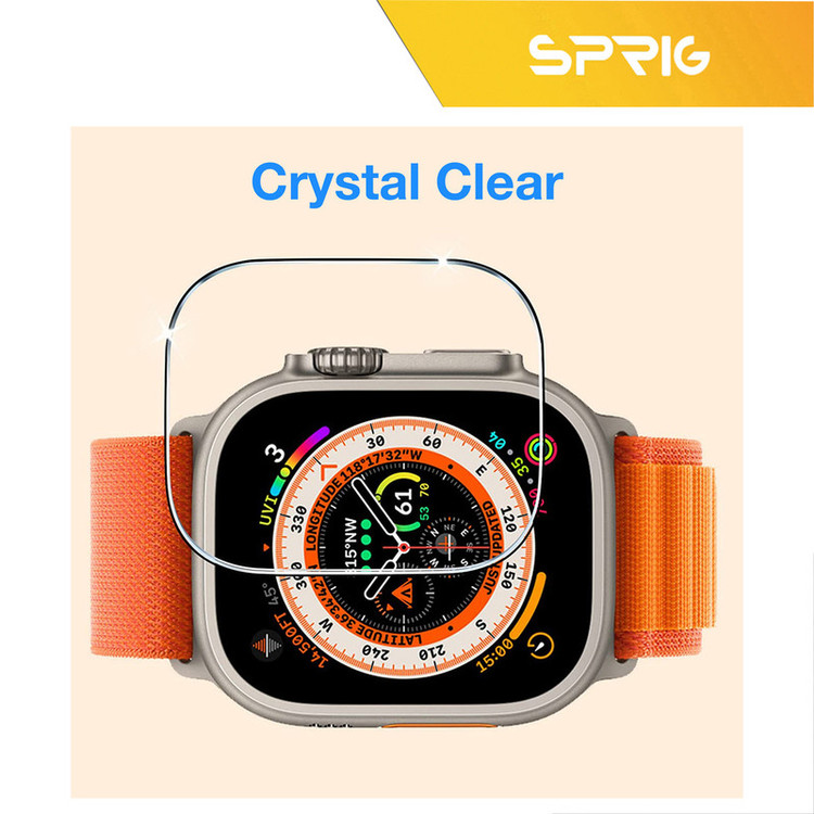 محافظ صفحه نمایش شیشه ای اسپریگ مدل SH-SPG مناسب برای ساعت هوشمند الترا HK8 pro max