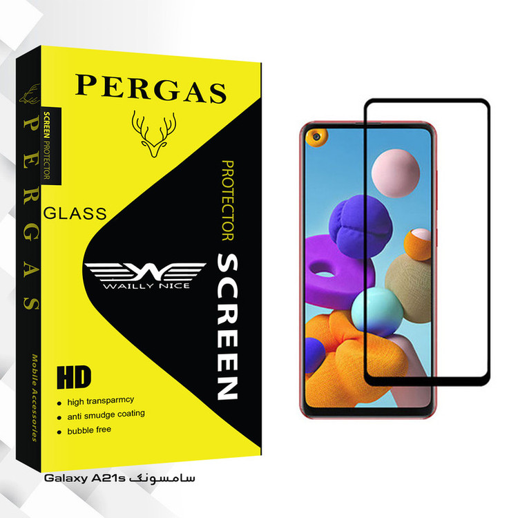 محافظ صفحه نمایش مات وایلی نایس مدل Pergas Glass مناسب برای گوشی موبایل سامسونگ Galaxy A21s