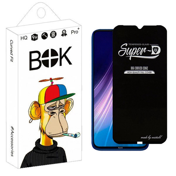 محافظ صفحه نمایش بوک مدل Clear SuperD مناسب برای گوشی موبایل شیائومی Redmi Note 8