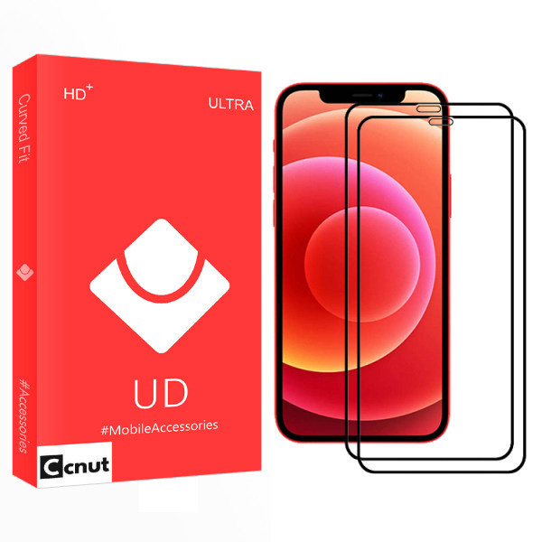 محافظ صفحه نمایش کوکونات مدل UD Glass مناسب برای گوشی موبایل اپل Iphone 12mini بسته دو عددی