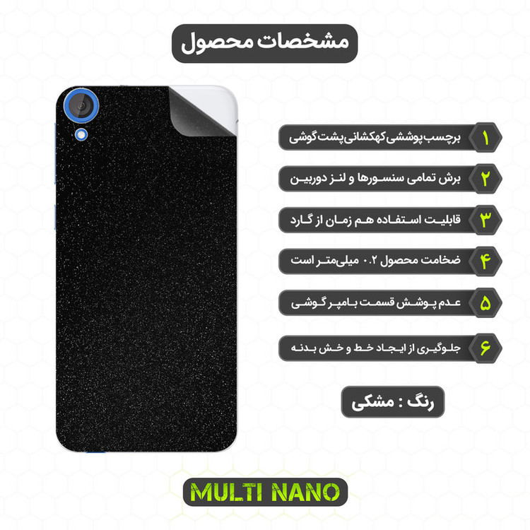 محافظ صفحه نمایش مولتی نانو مدل X-SFG مناسب برای گوشی موبایل اچ تی سی Desire 820 به همراه برچسب پوششی