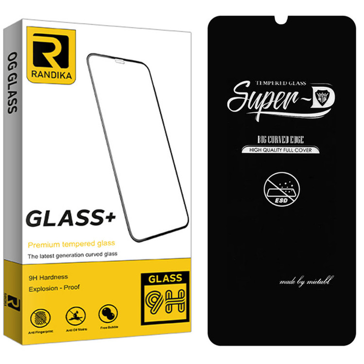 محافظ صفحه نمایش راندیکا مدل Premium SuperD مناسب برای گوشی موبایل شیائومی Redmi 10A / Redmi 9A / Redmi 9A Sport / Redmi 9C / Redmi 9C NFC / Redmi 9 / Redmi 9 INDIA / 9A Active / Poco C3 / Poco C31