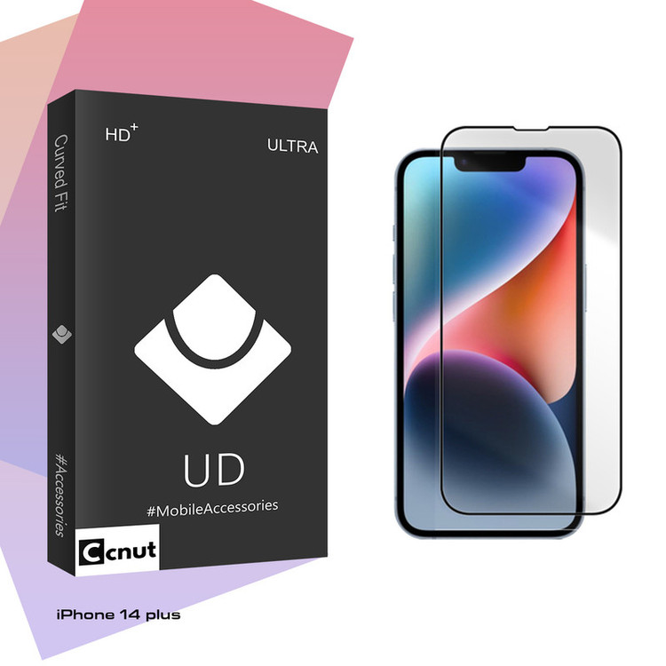محافظ صفحه نمایش شیشه ای کوکونات مدل UDB مناسب برای گوشی موبایل اپل iPhone 14 plus
