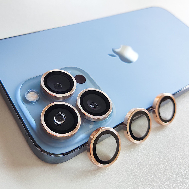 محافظ لنز دوربین مدل رینگی مناسب برای گوشی موبایل اپل iphone 13/13mini