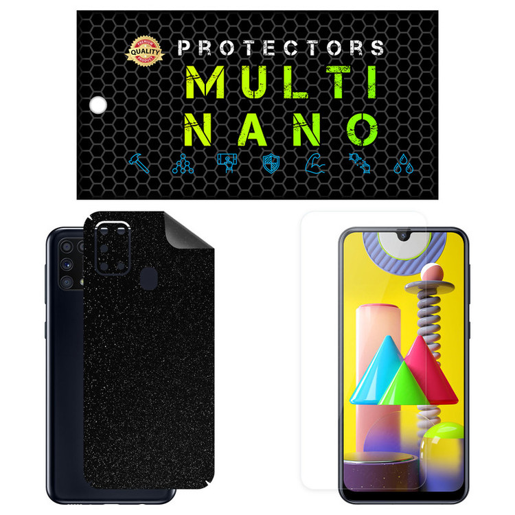 محافظ صفحه نمایش مولتی نانو مدل X-SFG مناسب برای گوشی موبایل سامسونگ Galaxy M31 Prime به همراه برچسب پوششی