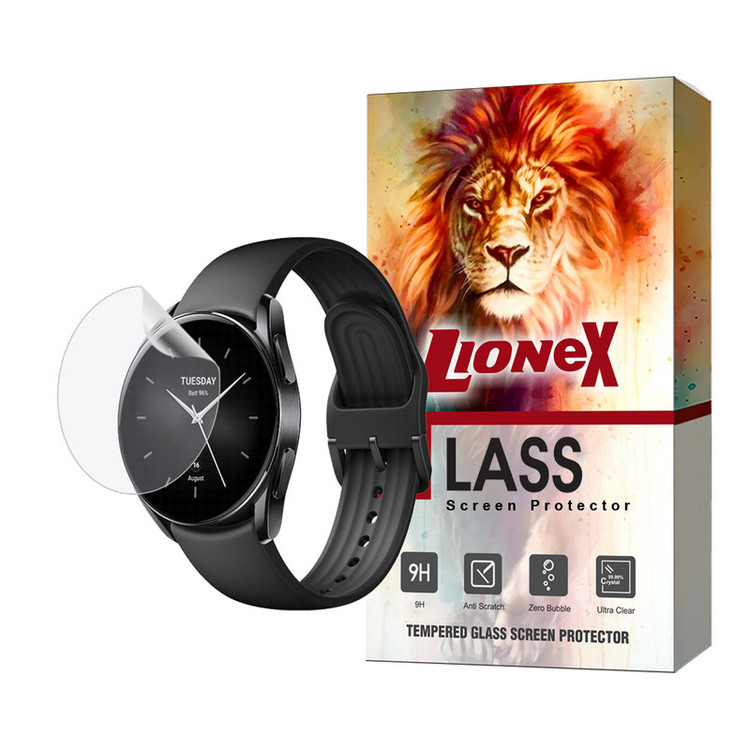 محافظ صفحه نمایش هیدروژل لایونکس مدل MTBWL مناسب برای ساعت هوشمند شیائومی Watch S2 46mm