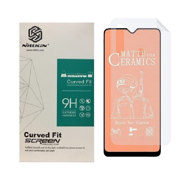 محافظ صفحه نمایش مات مدل 2CMN مناسب برای گوشی موبایل شیائومی Redmi Note 8 2021 به همراه محافظ پشت گوشی