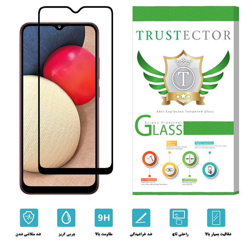 محافظ صفحه نمایش سرامیکی تراستکتور مدل CMC-T مناسب برای گوشی موبایل سامسونگ Galaxy A02s