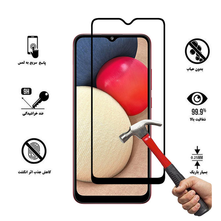محافظ صفحه نمایش سرامیکی تراستکتور مدل CMC-T مناسب برای گوشی موبایل سامسونگ Galaxy A02s