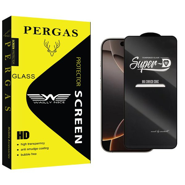 محافظ صفحه نمایش وایلی نایس مدل Pergas2 SuperD مناسب برای گوشی موبایل اپل iPhone 16 Pro