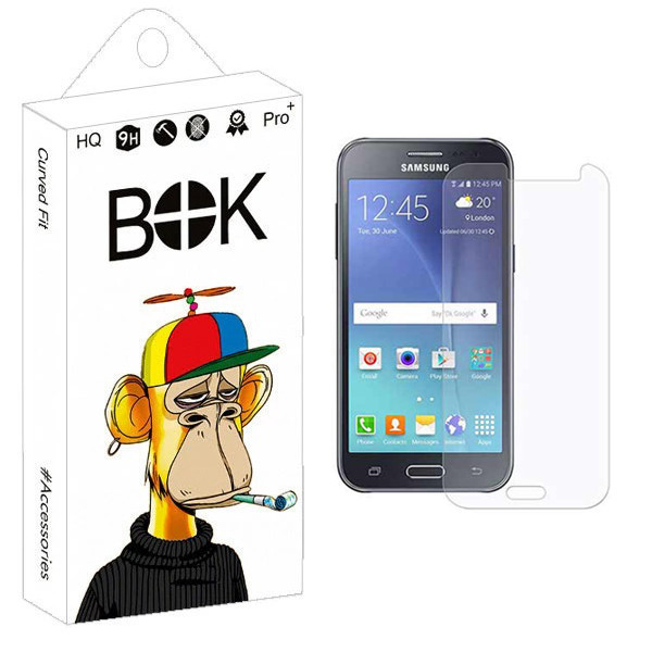 محافظ صفحه نمایش شیشه ای بوک مدل Thin مناسب برای گوشی موبایل سامسونگ Galaxy J2
