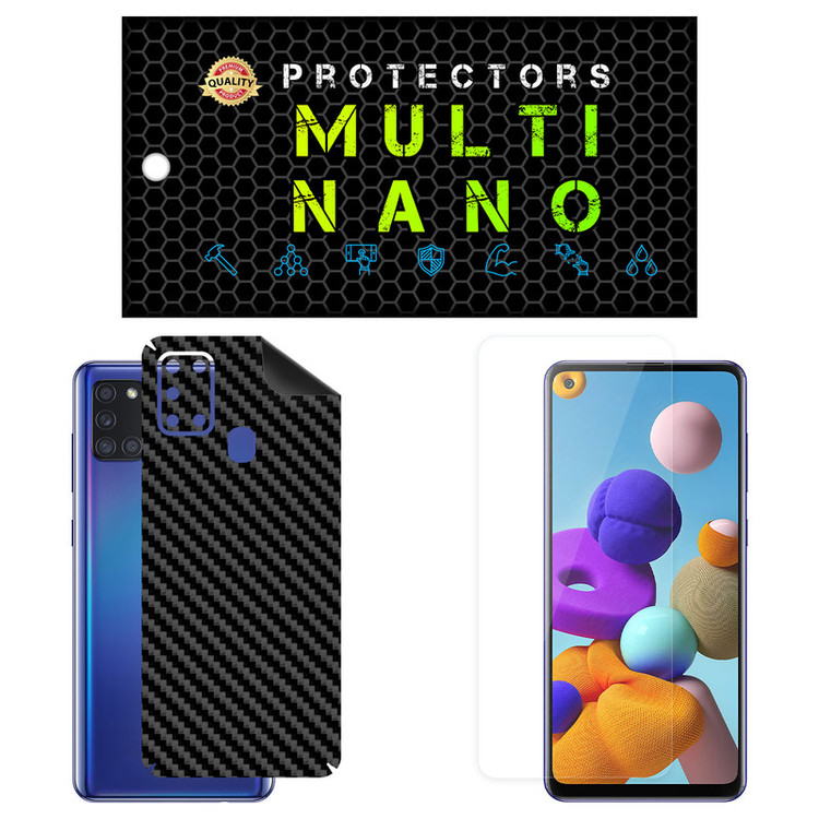محافظ صفحه نمایش مولتی نانو مدل X-SFC مناسب برای گوشی موبایل سامسونگ Galaxy A21S به همراه برچسب پوششی