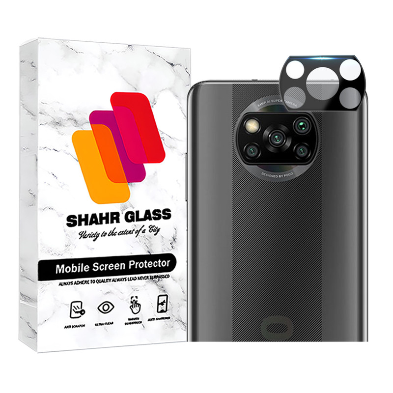 محافظ لنز دوربین  شهر گلس مدل LENSFSH مناسب برای گوشی موبایل شیائومی Poco X3 / X3 NFC / X3 Pro