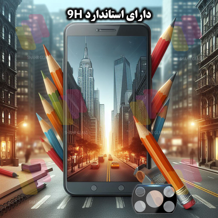 محافظ لنز دوربین شهر گلس مدل LENSFSH مناسب برای گوشی موبایل شیائومی Poco X3 / X3 NFC / X3 Pro