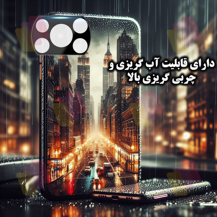 محافظ لنز دوربین شهر گلس مدل LENSFSH مناسب برای گوشی موبایل شیائومی Poco X3 / X3 NFC / X3 Pro