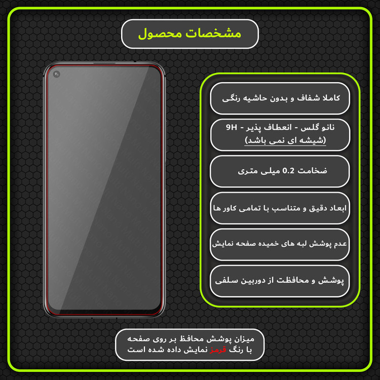 محافظ صفحه نمایش مولتی نانو مدل X-S2N مناسب برای گوشی موبایل آنر 20 Pro بسته دو عددی