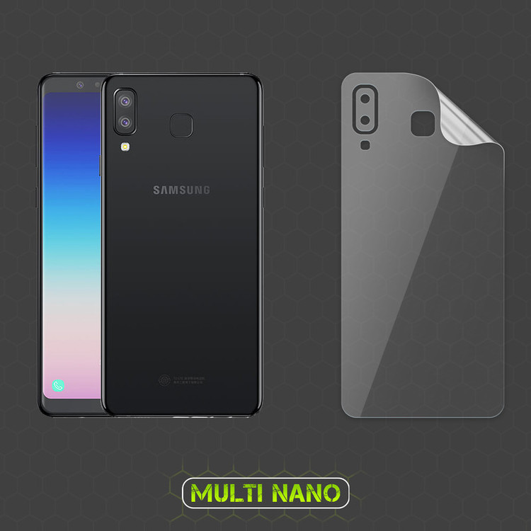 محافظ صفحه نمایش مولتی نانو مدل X-SFT مناسب برای گوشی موبایل سامسونگ Galaxy A8 Star به همراه محافظ پشت گوشی