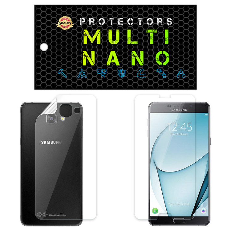محافظ صفحه نمایش مولتی نانو مدل X-SFT مناسب برای گوشی موبایل سامسونگ Galaxy A9 Pro 2016 به همراه محافظ پشت گوشی