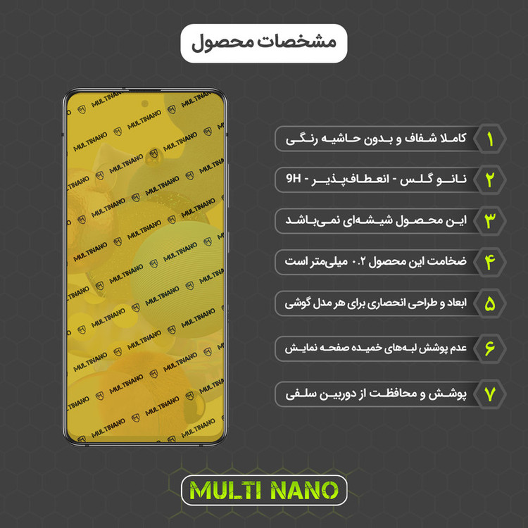 محافظ صفحه نمایش مولتی نانو مدل X-SFT مناسب برای گوشی موبایل سامسونگ Galaxy A51 5G UW به همراه محافظ پشت