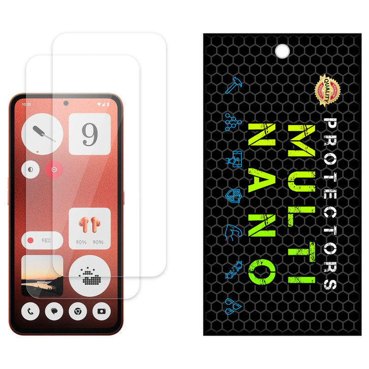محافظ صفحه نمایش مولتی نانو مدل X-S2N مناسب برای گوشی موبایل ناتینگ CMF Phone 1 بسته دو عددی