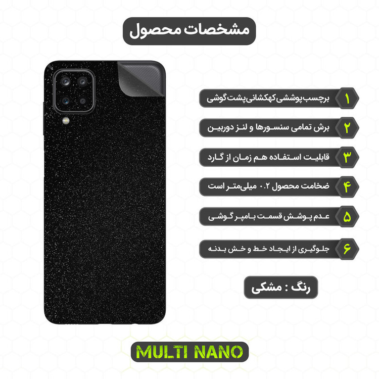 محافظ صفحه نمایش مولتی نانو مدل X-SFG مناسب برای گوشی موبایل سامسونگ Galaxy A12 Nacho به همراه برچسب پوششی
