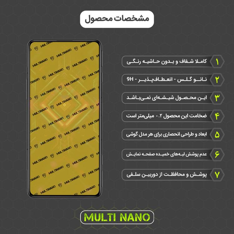 محافظ صفحه نمایش مولتی نانو مدل X-SFG مناسب برای گوشی موبایل شیائومی Redmi K40 Gaming به همراه برچسب پوششی