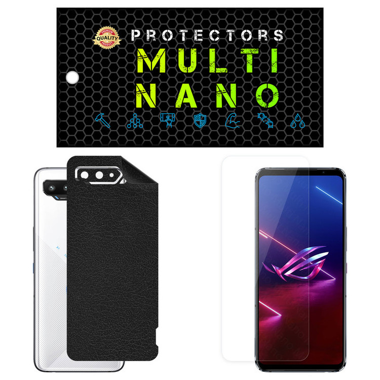 محافظ صفحه نمایش مولتی نانو مدل X-SFL مناسب برای گوشی موبایل ایسوس ROG Phone 5 به همراه برچسب پوششی