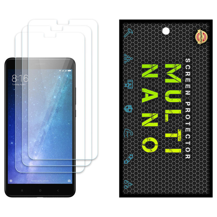 محافظ صفحه نمایش مولتی نانو مدل X-S3N مناسب برای گوشی موبایل شیائومی Mi Max 2 بسته سه عددی