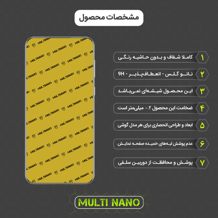 محافظ صفحه نمایش مولتی نانو مدل X-S3N مناسب برای گوشی موبایل هوآوی P50 بسته سه عددی