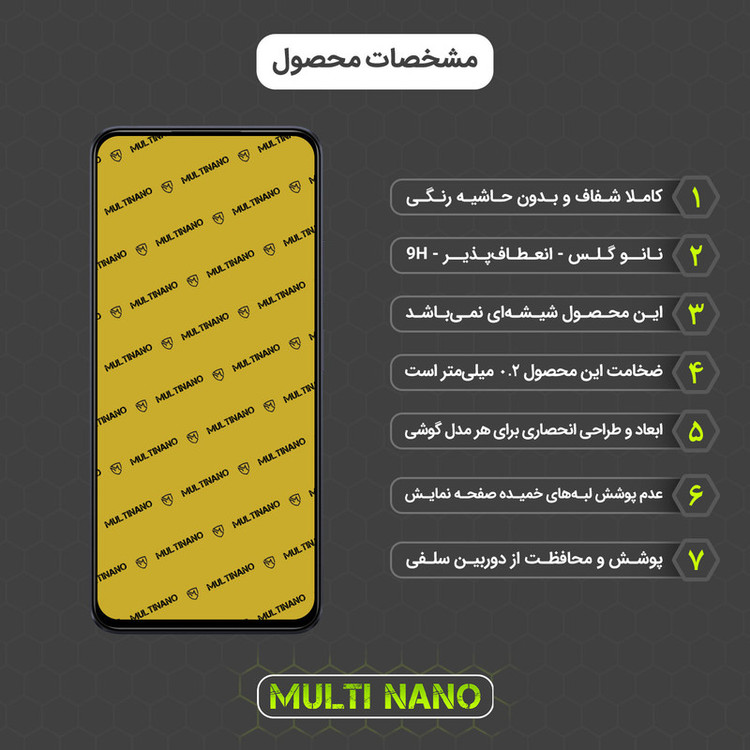 محافظ صفحه نمایش مولتی نانو مدل X-S2N مناسب برای گوشی موبایل شیائومی Poco X5 بسته دو عددی