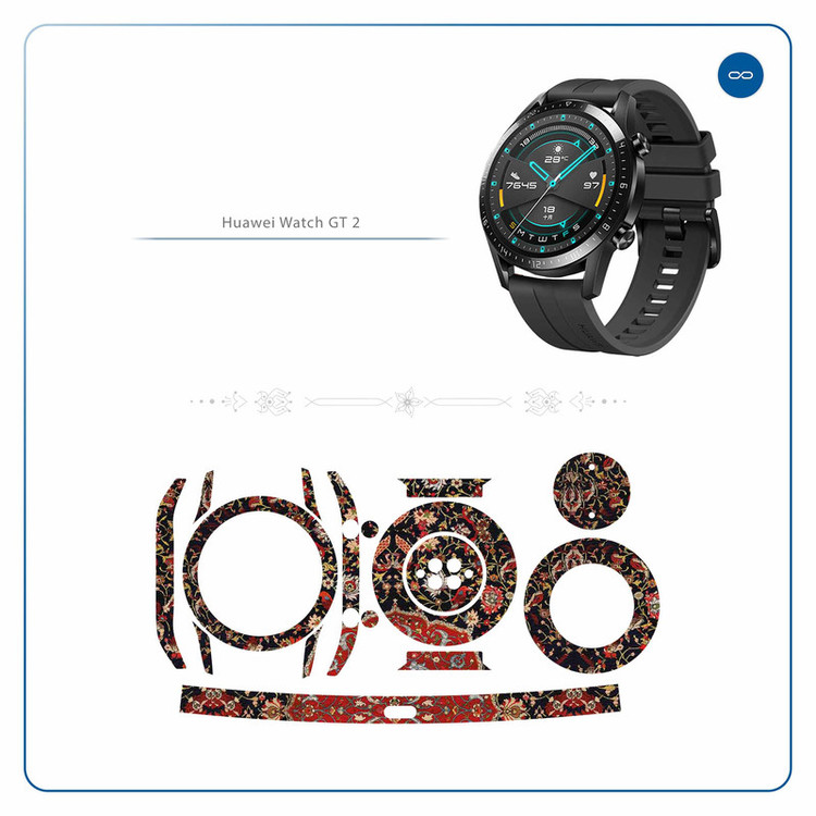 برچسب ماهوت طرح Iran-Carpet6 مناسب برای ساعت هوشمند هوآوی Watch GT2