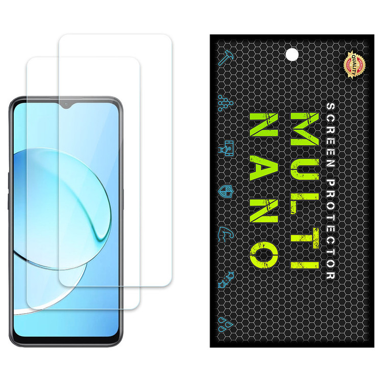 محافظ صفحه نمایش مولتی نانو مدل X-S2N مناسب برای گوشی موبایل ریلمی 10 5G بسته دو عددی
