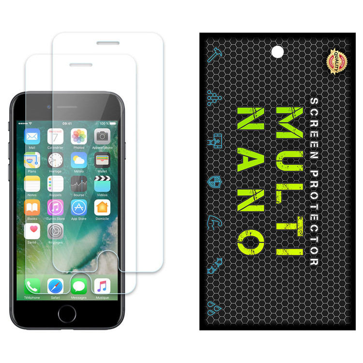 محافظ صفحه نمایش مولتی نانو مدل X-S2N مناسب برای گوشی موبایل اپل iPhone 7 بسته دو عددی