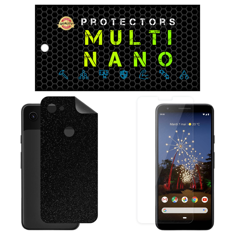 محافظ صفحه نمایش مولتی نانو مدل X-SFG مناسب برای گوشی موبایل گوگل Pixel 3A به همراه برچسب پوششی