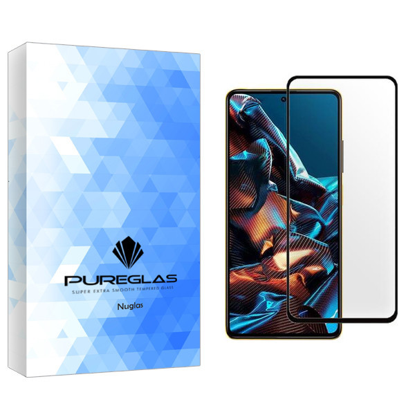 محافظ صفحه نمایش شیشه ای پیور گلس مدل NuGlas مناسب برای گوشی موبایل شیائومی Poco X5 Pro 5G